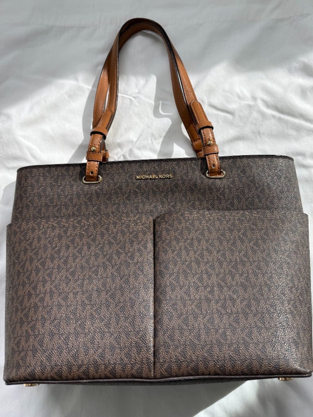 Michael Kors Brown Logo Tote